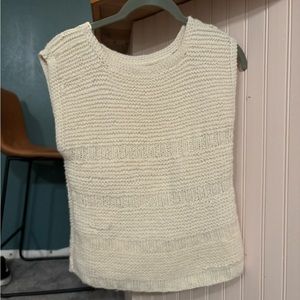 Hand knitted sweater vest